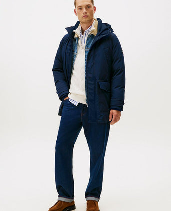 Tommy Hilfiger rockie parka donkerblauw | Regular-fit