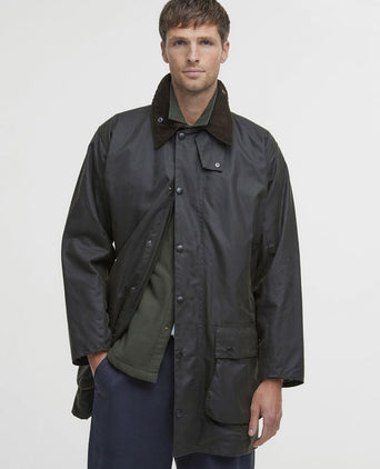 Northumbria wax jas groen