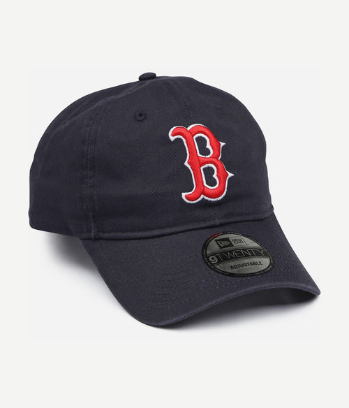 New era boston redsox cap washed donkerblauw