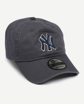 Ny yankees cap washed grijs