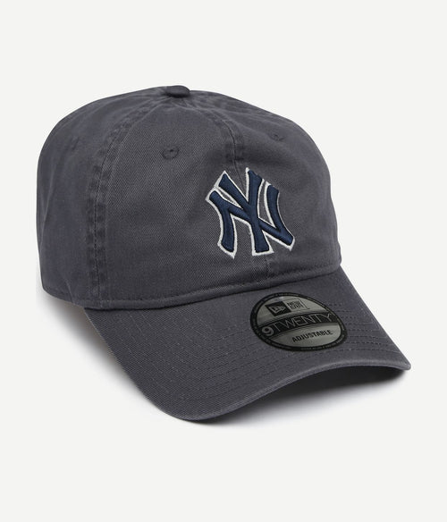 New era ny yankees cap washed grijs