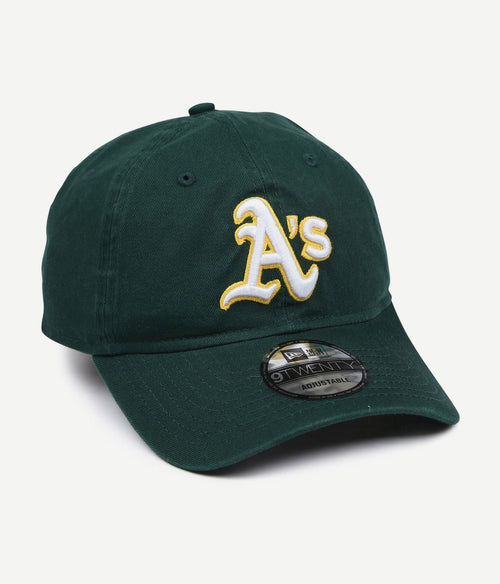 Oakland athletics cap washed donkergroen