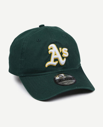 Oakland athletics cap washed donkergroen