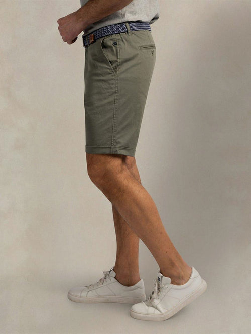 Shorts twill stretch spring army
