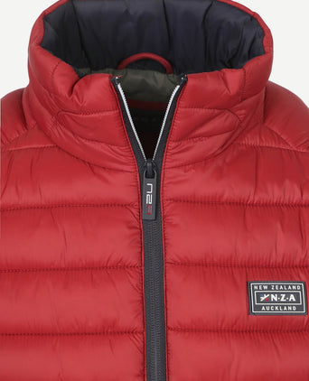 NZA bodywarmer puffer cherry red