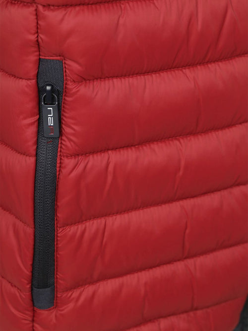 NZA bodywarmer puffer cherry red