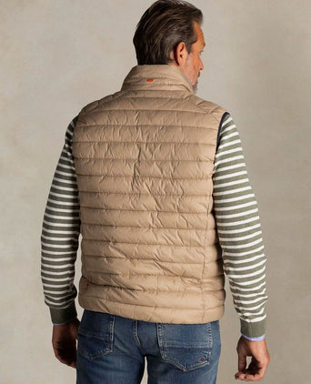 Bodywarmer puffer beige