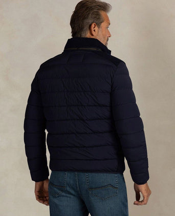 Jas padded Oxford donkerblauw