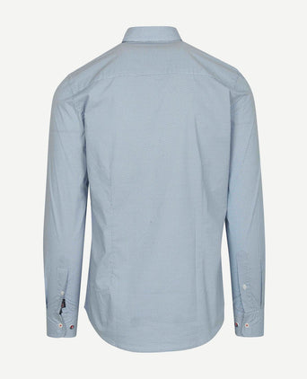 NZA shirt adriel poplin blauw | Regular-fit