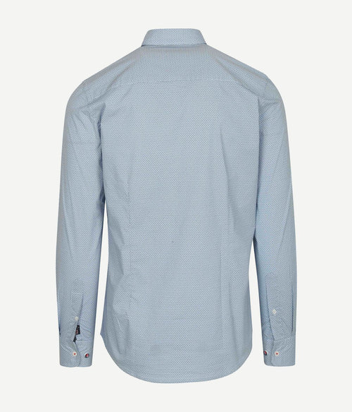 NZA shirt adriel poplin blauw | Regular-fit