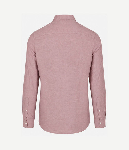 Overhemd bd barn twill rood