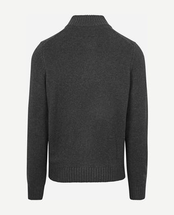 Pullover mocker adan antraciet