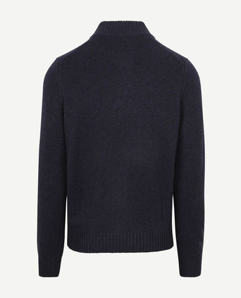 Pullover mocker adan donkerblauw