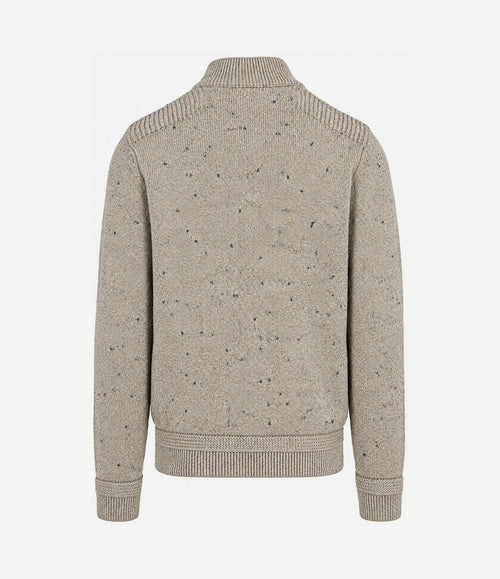 Pullover mocker eltham knit melange tan sand