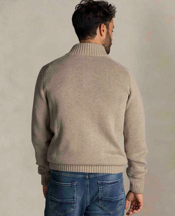 Pullover mocker adan warm beige