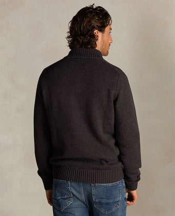 Pullover mocker adan antraciet