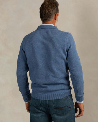 Trui dobson wool blend blue