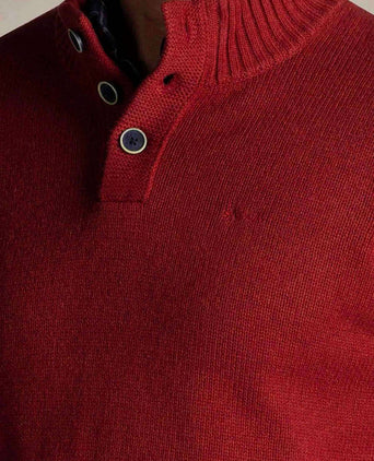 Pullover mocker adan cherry red
