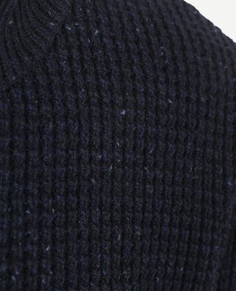 Vest wolmix dominick donkerblauw