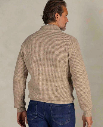 Vest wolmix dominick beige