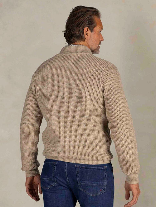 Vest wolmix dominick beige
