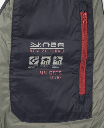 NZA bodywarmer puffer cherry red