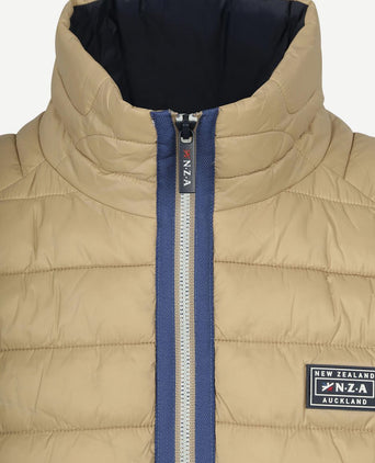 Bodywarmer puffer beige