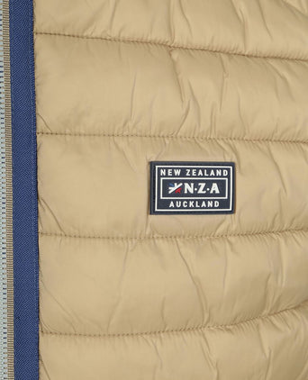 Bodywarmer puffer beige