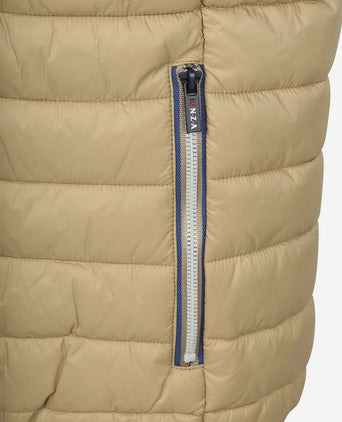 Bodywarmer puffer beige