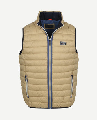 Bodywarmer puffer beige