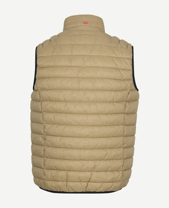 Bodywarmer puffer beige