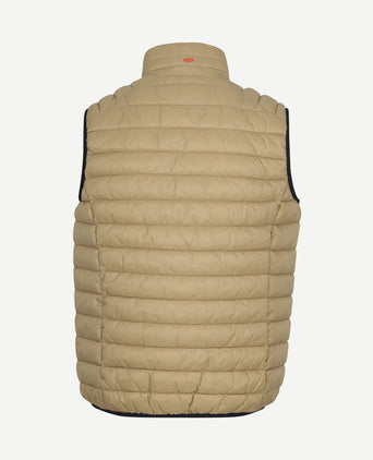Bodywarmer puffer beige