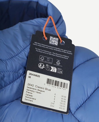 Bodywarmer puffer blauw
