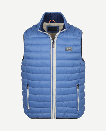 Bodywarmer puffer blauw