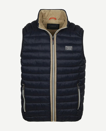 Bodywarmer puffer donkerblauw