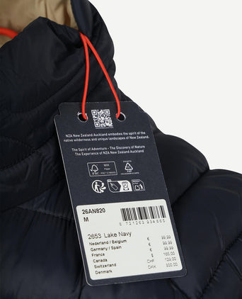 Bodywarmer puffer donkerblauw