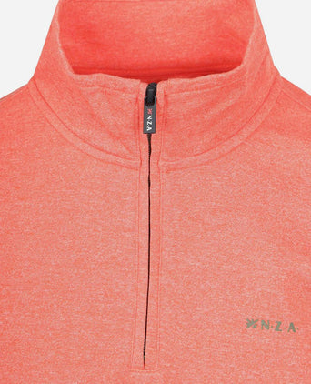 Half-zip mokau oranje