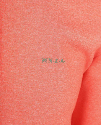 Half-zip mokau oranje