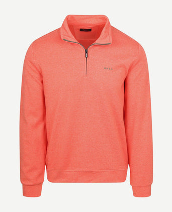 Half-zip mokau oranje