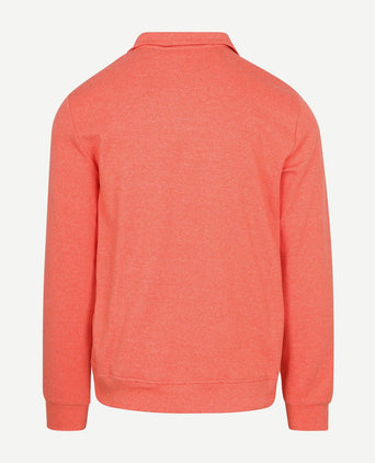 Half-zip mokau oranje