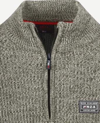 NZA halve rits trui drake groen | Regular-fit