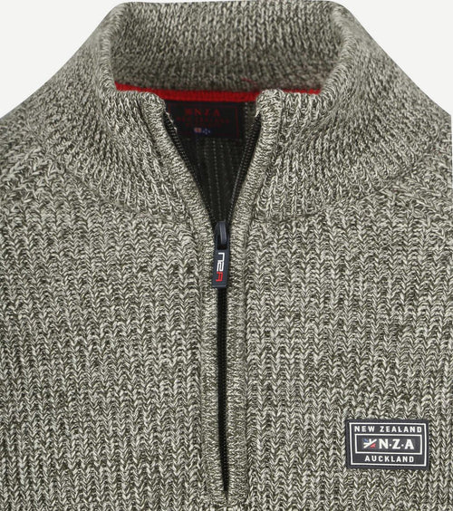 NZA halve rits trui drake groen | Regular-fit
