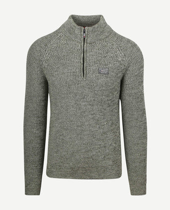 NZA halve rits trui drake groen | Regular-fit