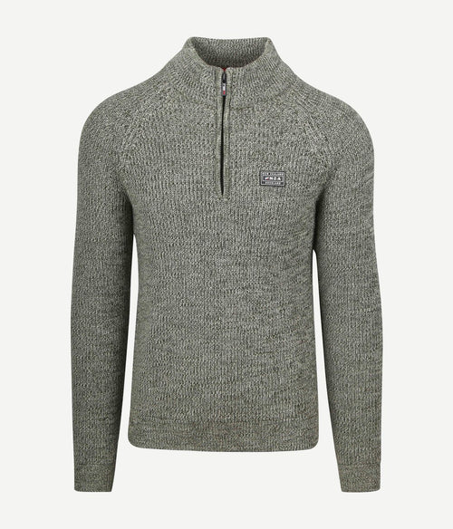 NZA halve rits trui drake groen | Regular-fit