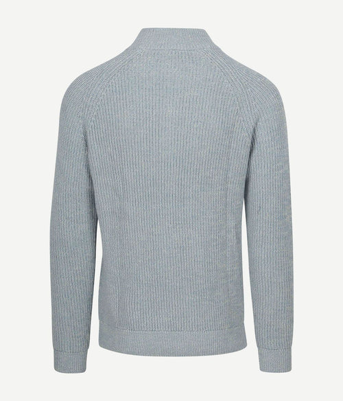 NZA halve rits trui drake lichtblauw | Regular-fit