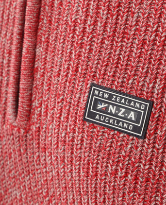 NZA halve rits trui drake rood | Regular-fit