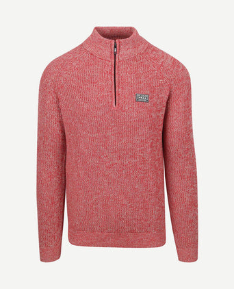 halve rits trui drake rood