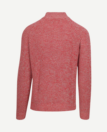 halve rits trui drake rood