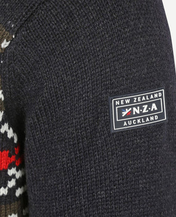 NZA halve rits trui jace donkerblauw | Regular-fit