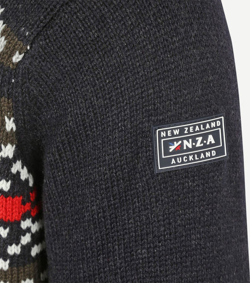 NZA halve rits trui jace donkerblauw | Regular-fit